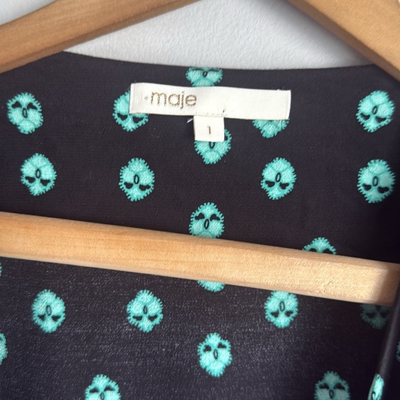 Maje renimi floral print dress Small - Picture 5 of 14